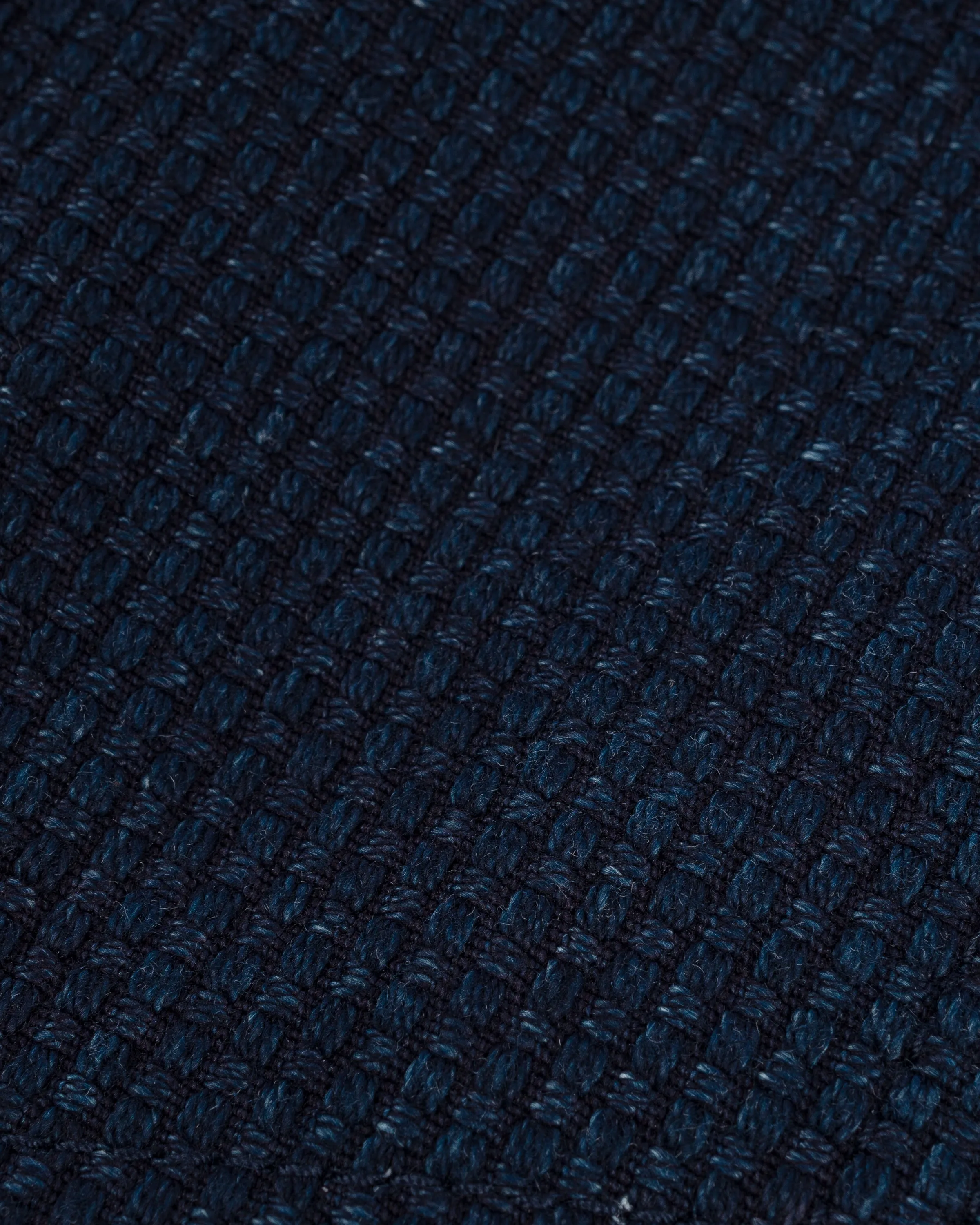 14oz Sashiko Dobby Cloth / Duck Work Vest - Indigo