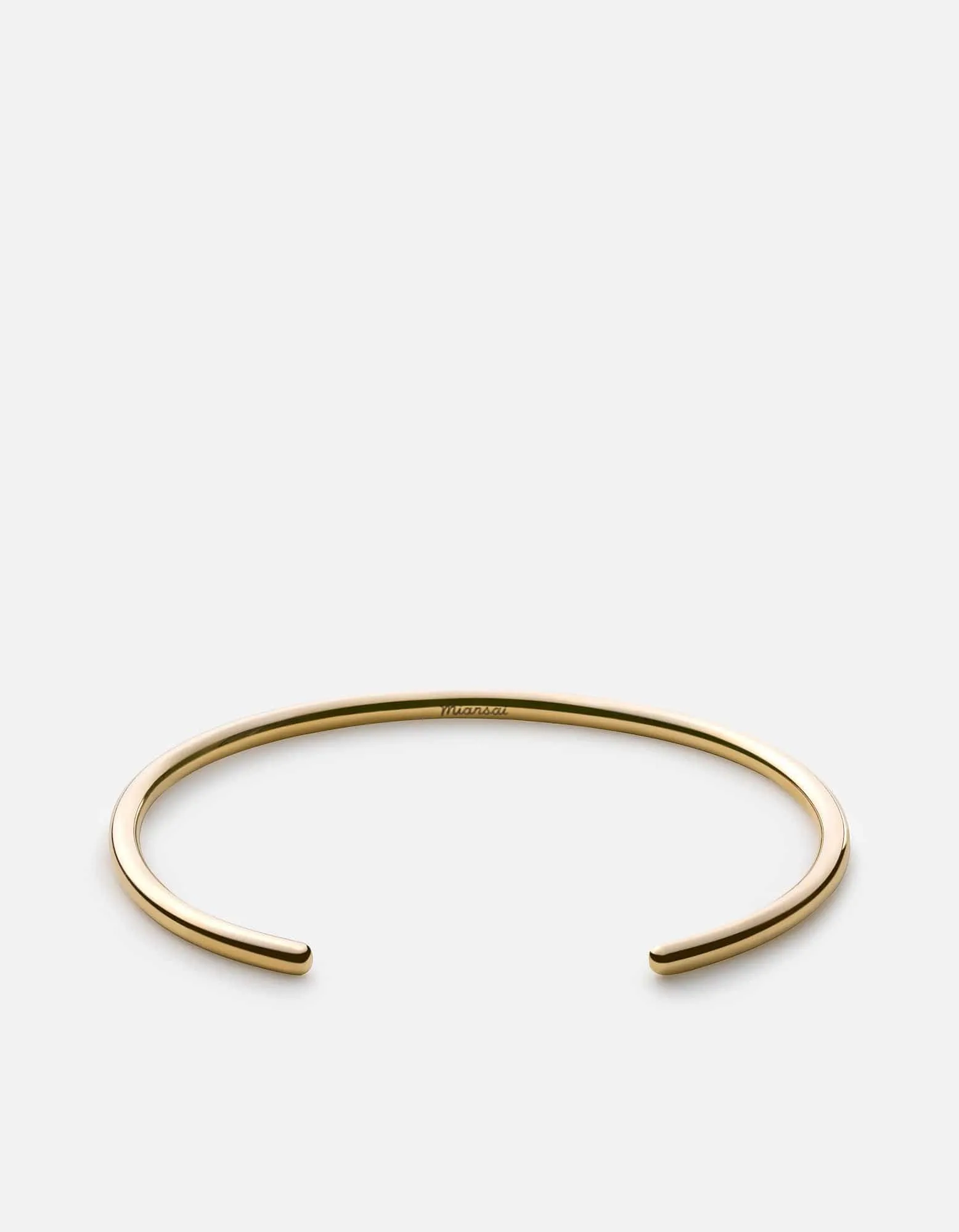3mm Beam Cuff, Gold Vermeil