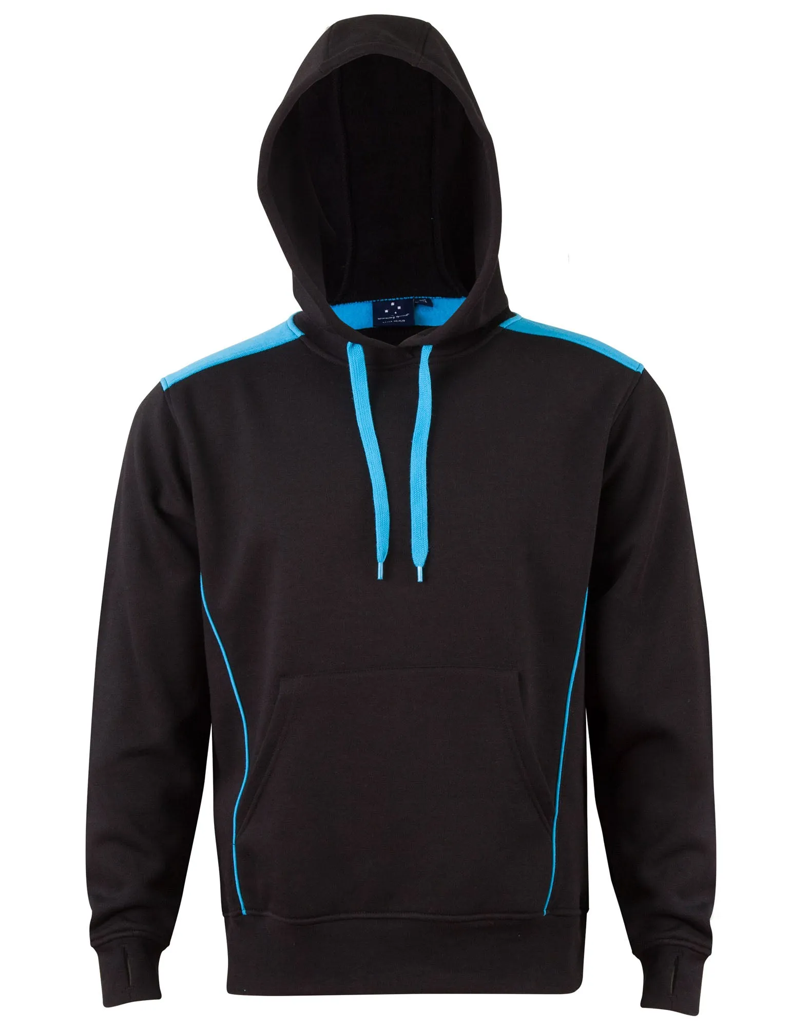 Adults Kangaroo Pocket Contrast Hoodie