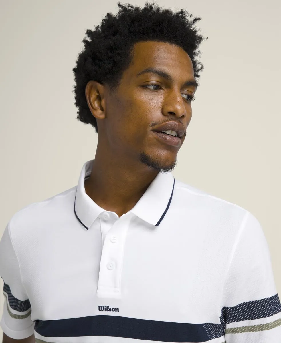 All Seasons Polo - Bright White / Classic Navy