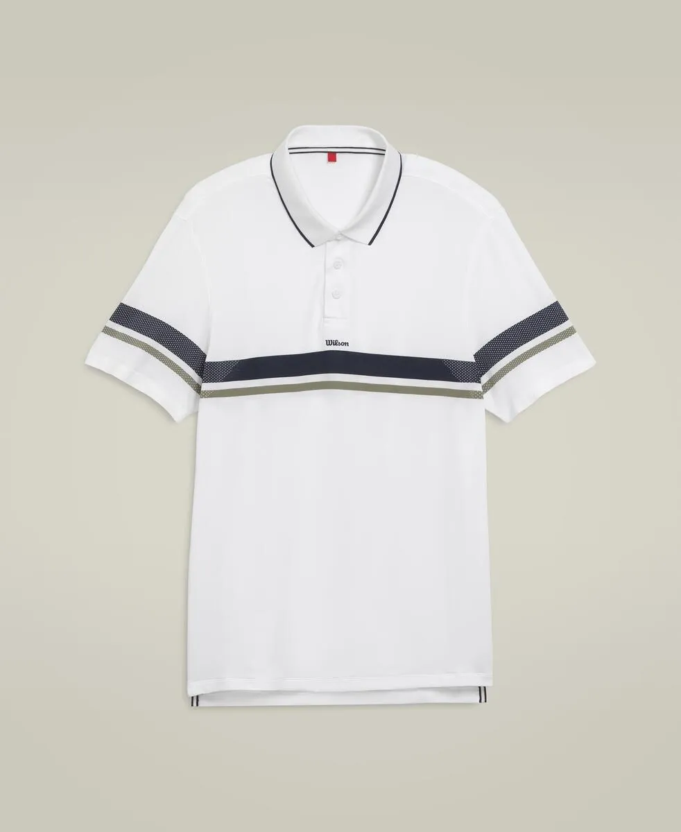 All Seasons Polo - Bright White / Classic Navy