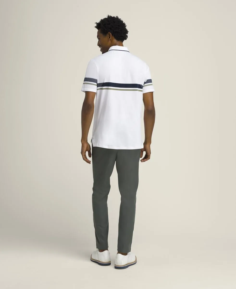 All Seasons Polo - Bright White / Classic Navy