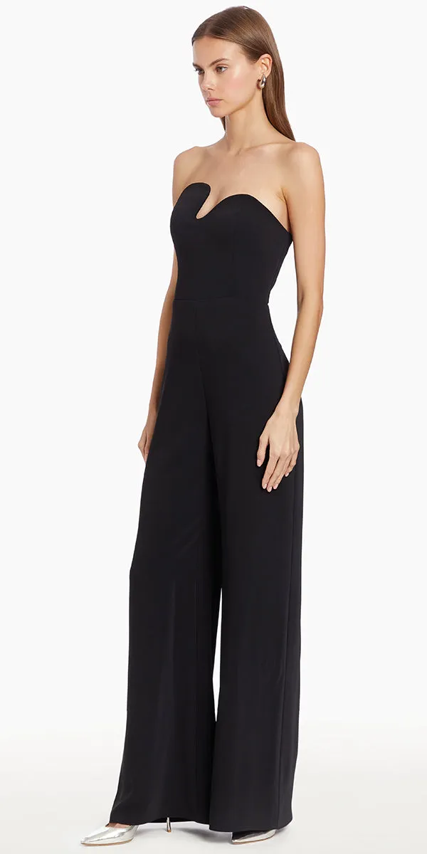 Amanda Uprichard Strapless Puzzle Jumpsuit