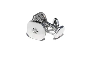Barri Diamond Cuff Links