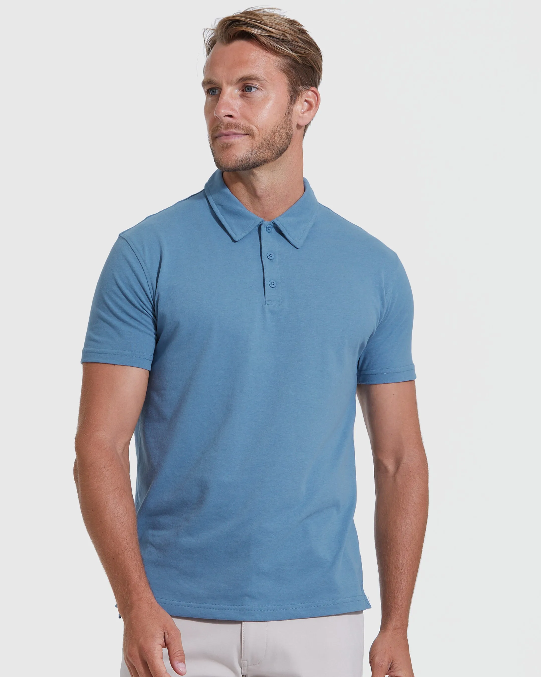 Basic Short Sleeve Polo 3-Pack