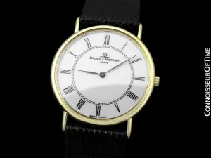 Baume & Mercier Classima Executive Mens Ultra Thin Watch - 18K Gold