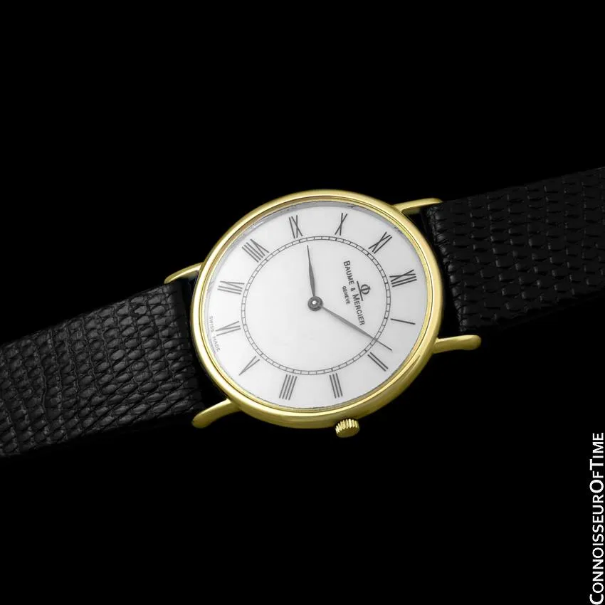 Baume & Mercier Classima Executive Mens Ultra Thin Watch - 18K Gold