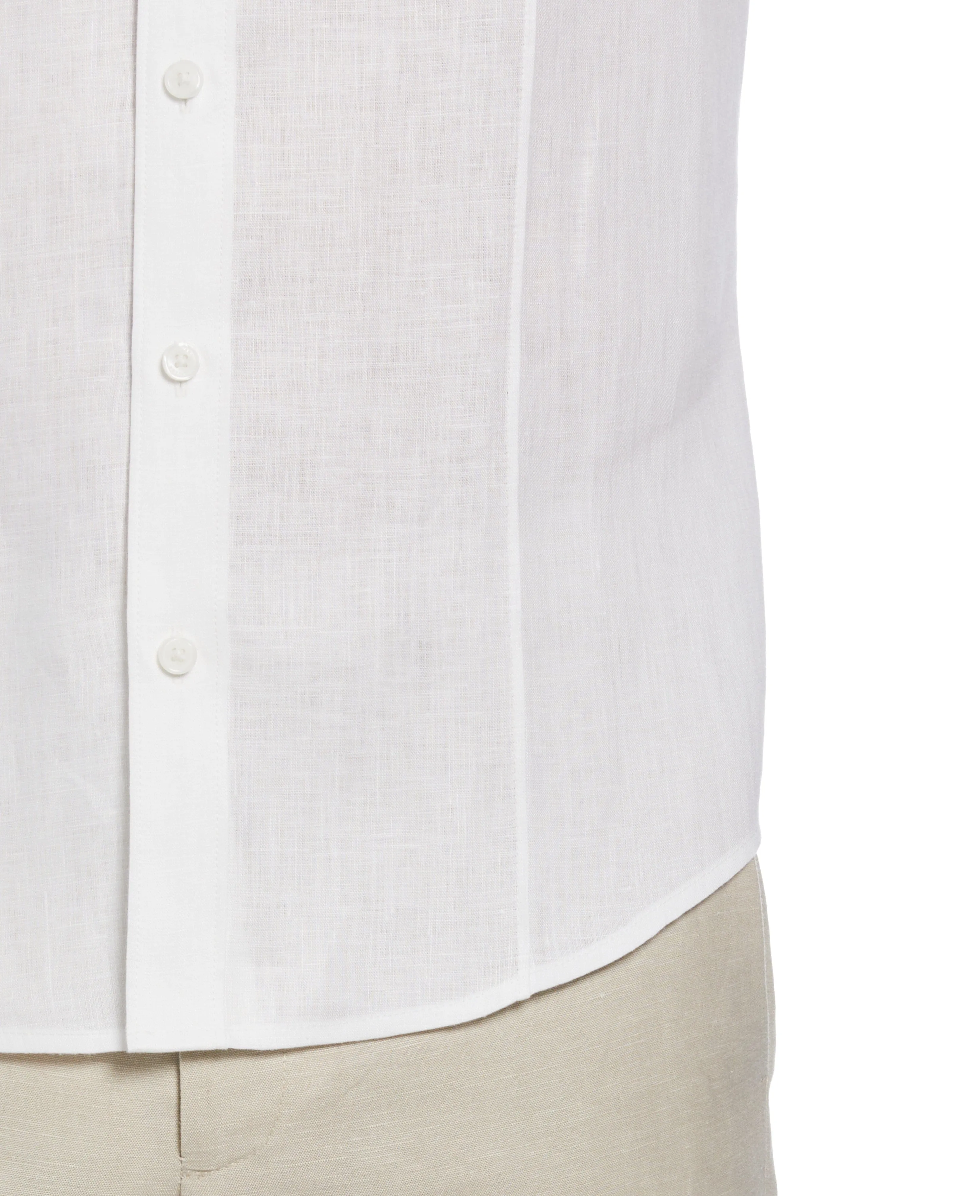 Big & Tall Solid Linen Sport Shirt