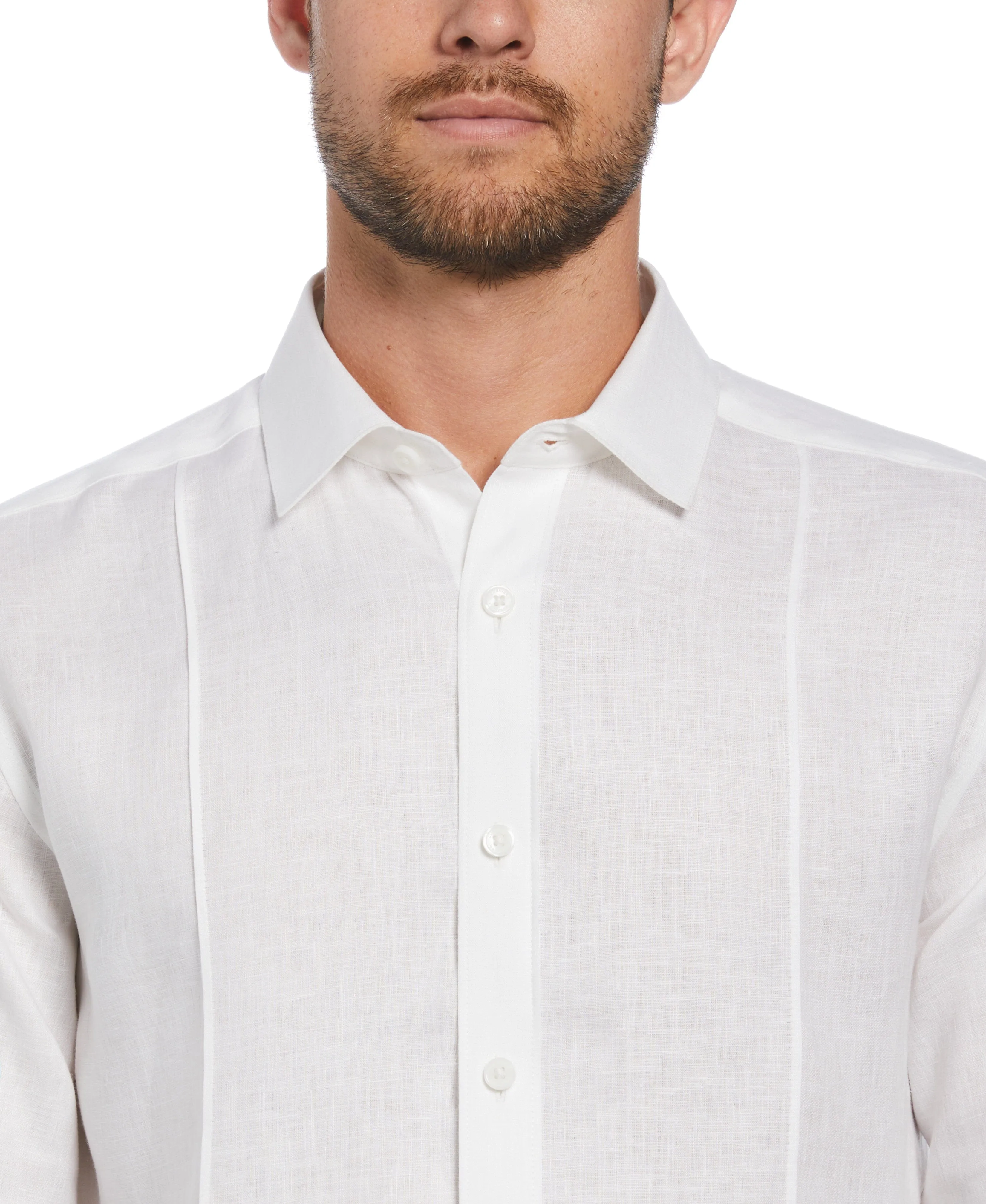 Big & Tall Solid Linen Sport Shirt