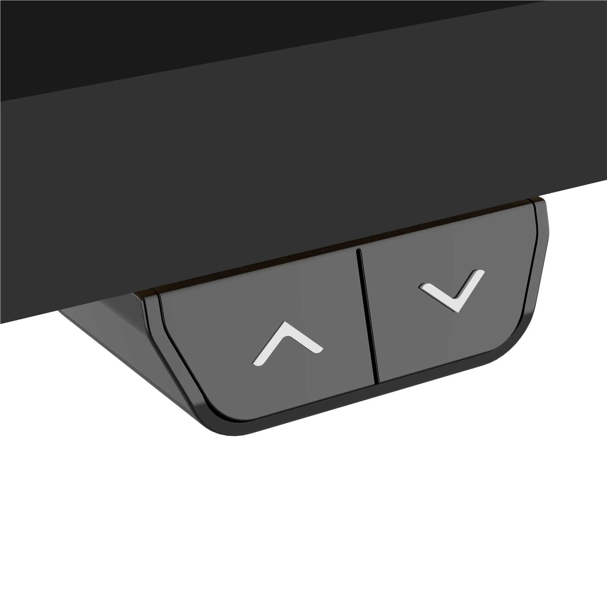 Black Electric Height Adjustable Standing Desk, Quiet, Home Office, 1400x700mm - DH38
