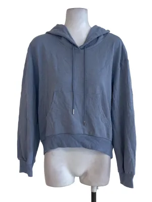 Blue Plain Hoodie