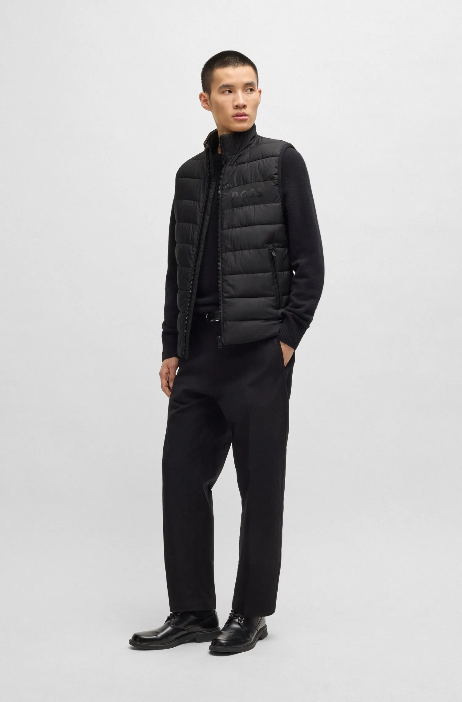 BOSS Vests Regular Fit in Polyester - H-CENITO 10260482 01-50518375