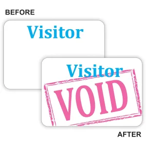 C-Line Time's Up! Self-Expiring Visitor Security Badge