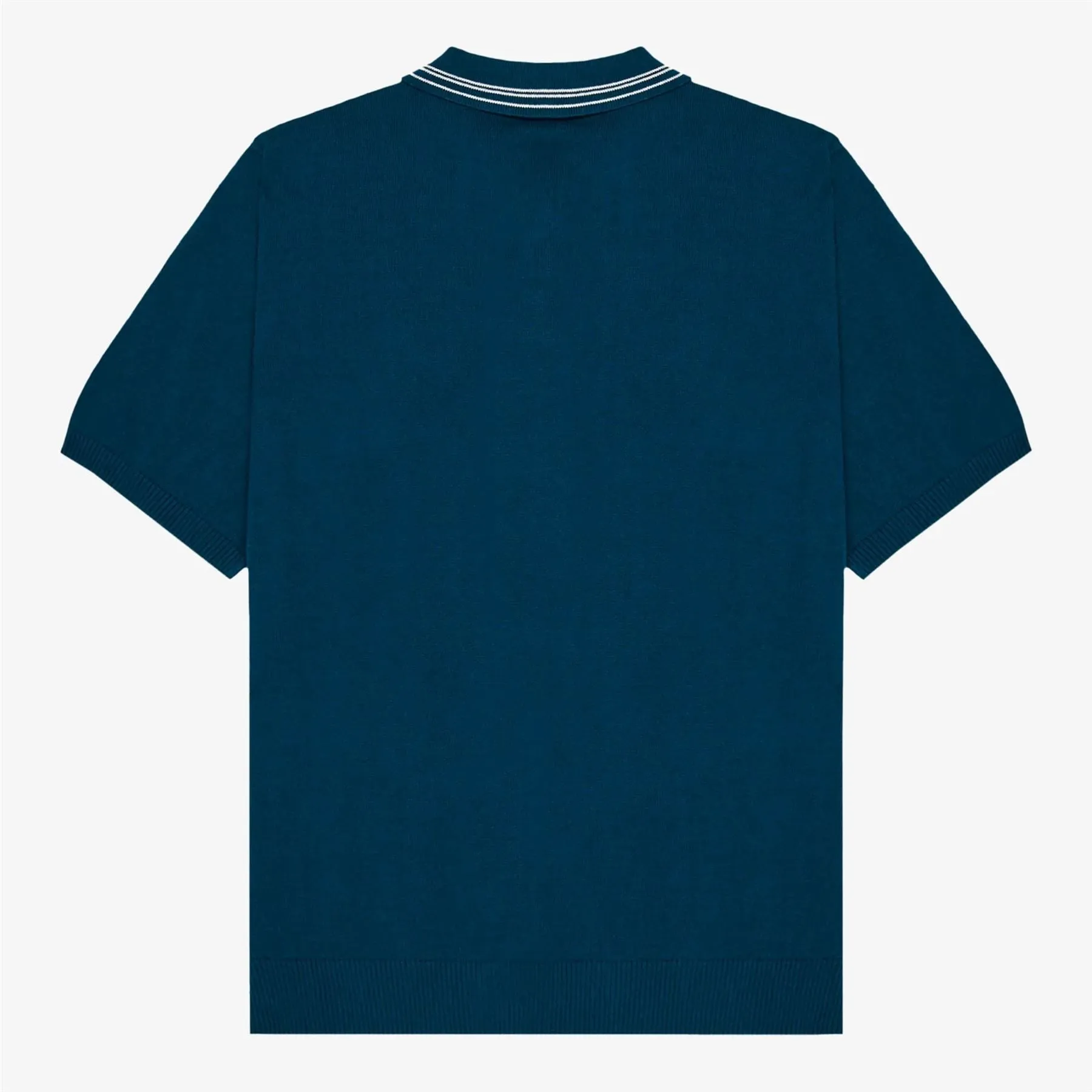 Campania Knit Polo Azurra