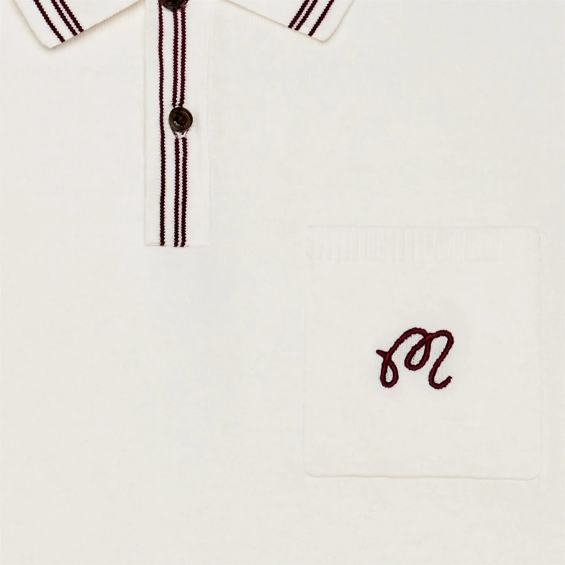 Campania Knit Polo Ivory