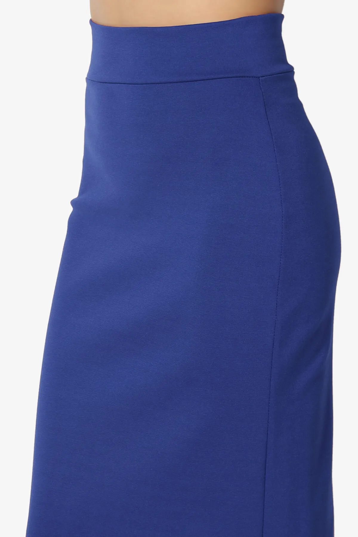 Carleta Mid Calf Pencil Skirt PLUS