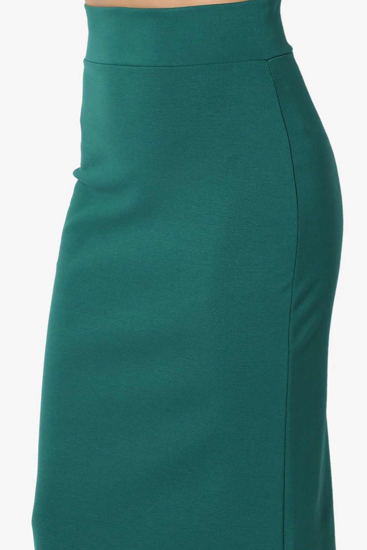 Carleta Mid Calf Pencil Skirt PLUS