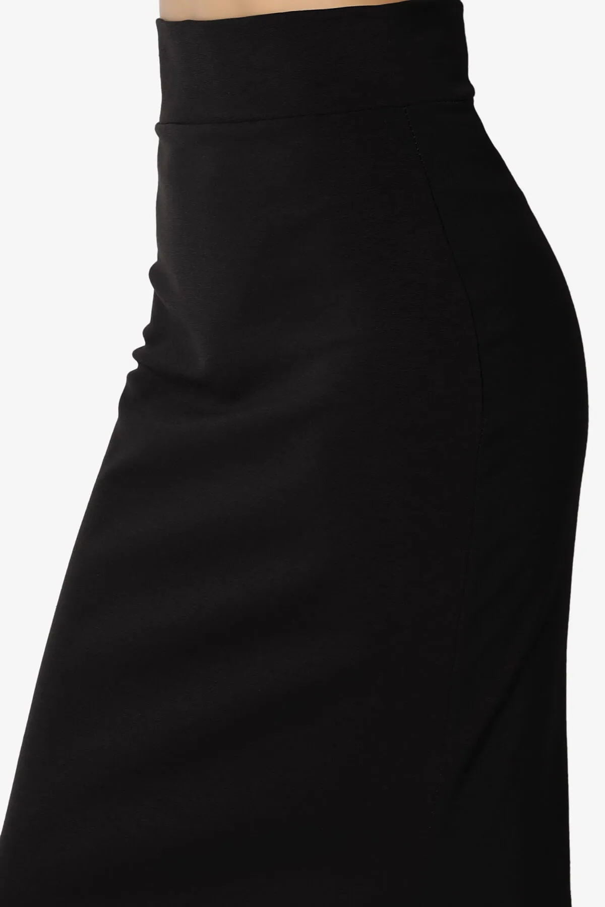 Carleta Mid Calf Pencil Skirt PLUS