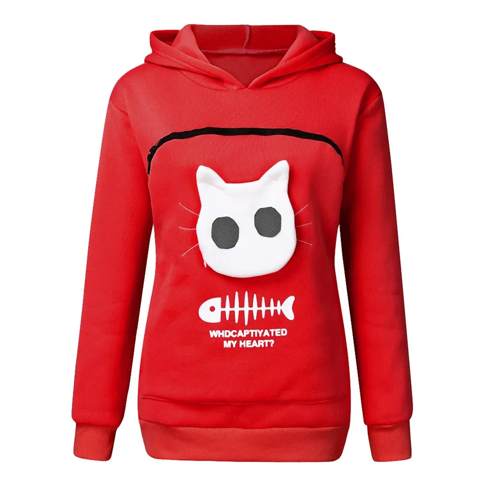 Cat Lovers Pouch Hoodie