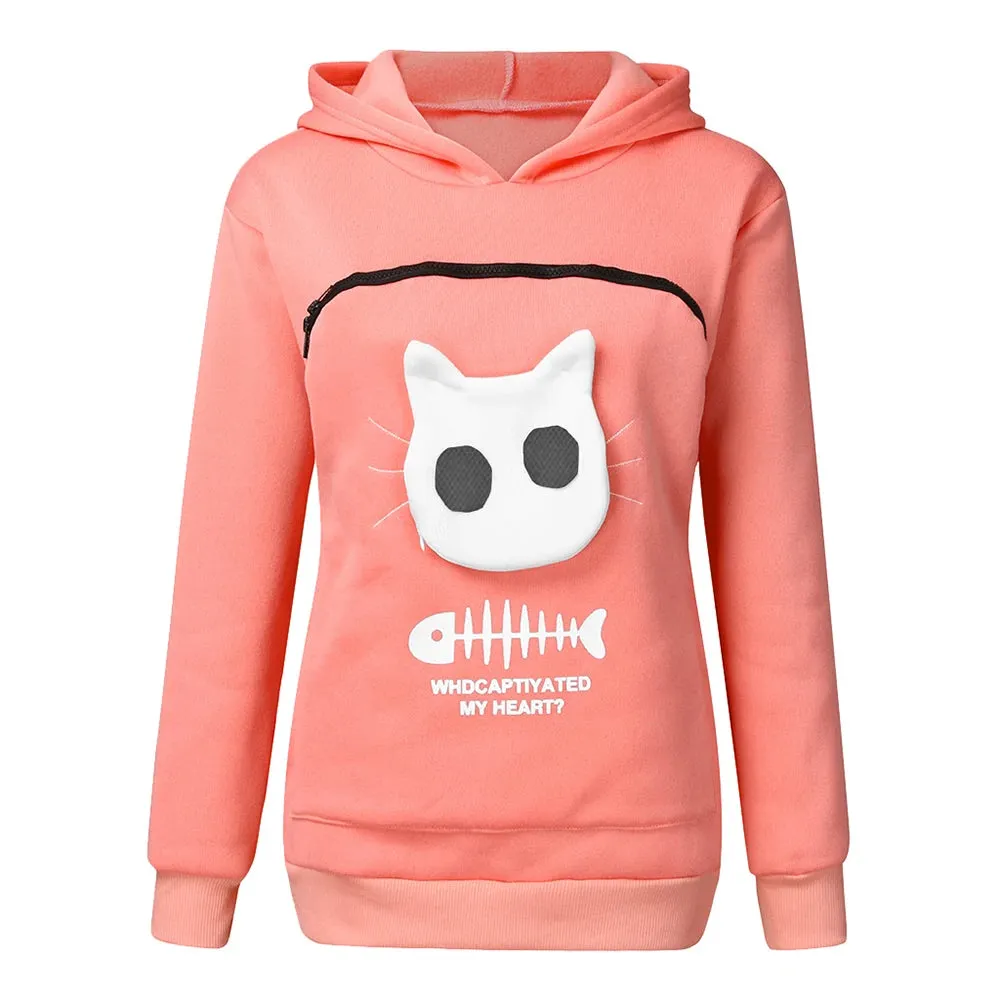 Cat Lovers Pouch Hoodie