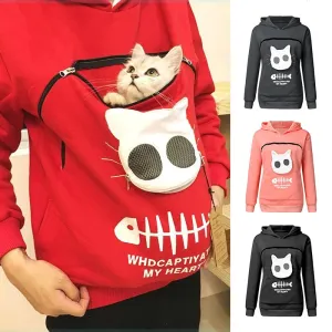 Cat Lovers Pouch Hoodie