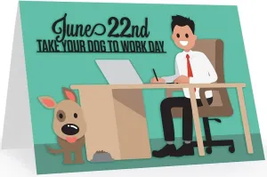 Celebrate Take Your Dog to Work Day SVG Image File Download