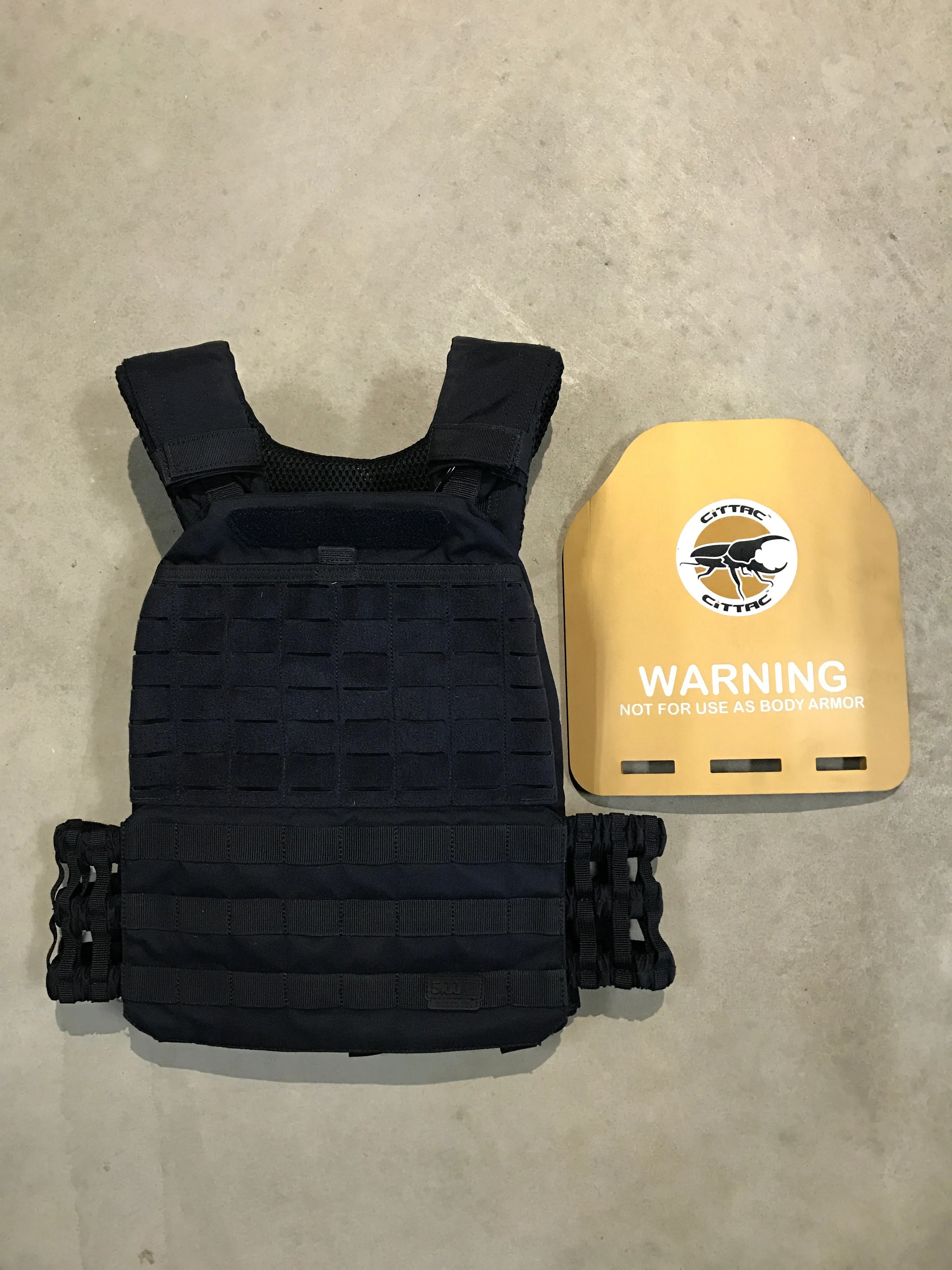Cittac Fitness Plates - Gold