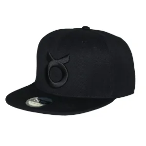 Classic Ring Snapback Hat - Black / Black