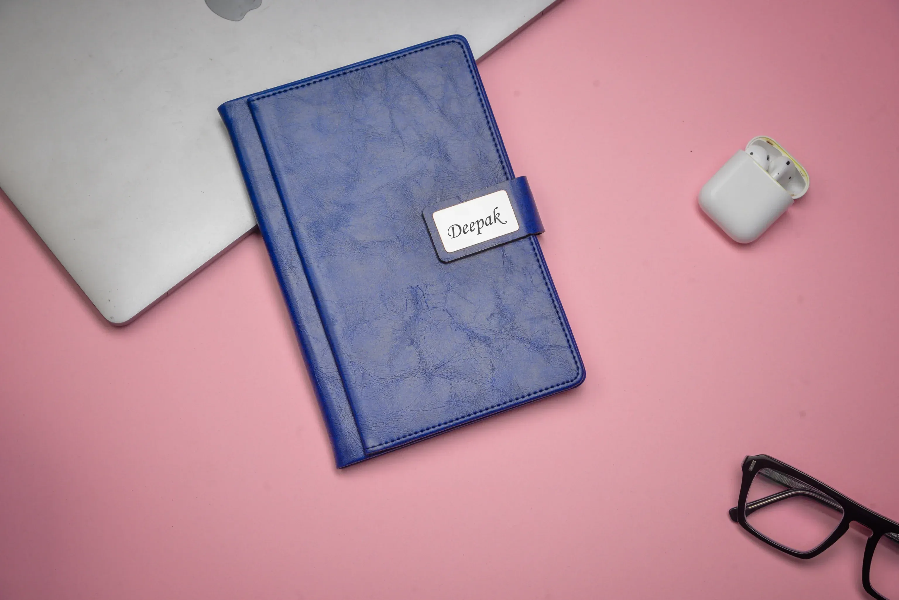 Classy Executive Diary   Classic Metal Pen - Blue