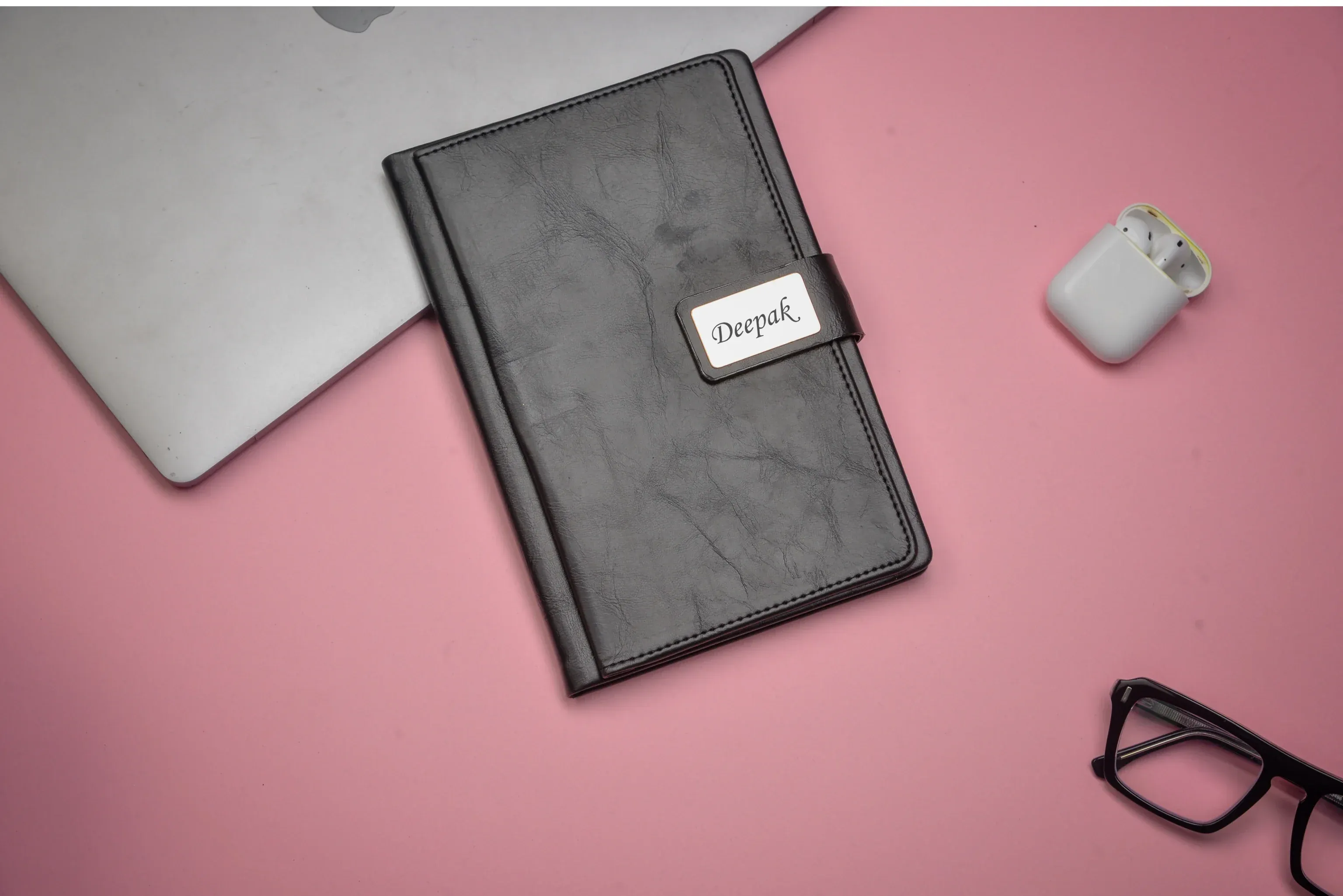 Classy Executive Diary   Classic Metal Pen - Grey