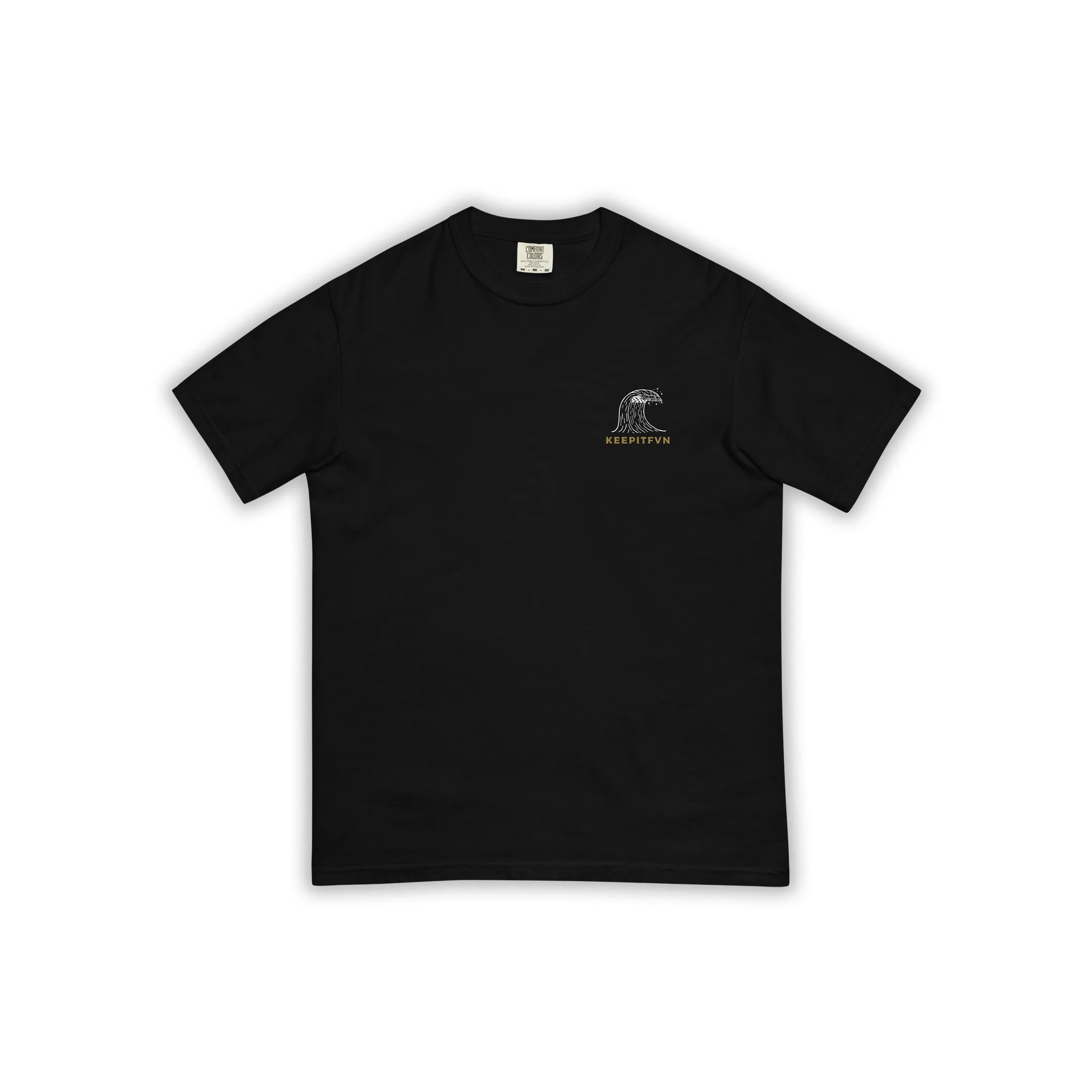 CONCRETE WAVES TEE - BLACK