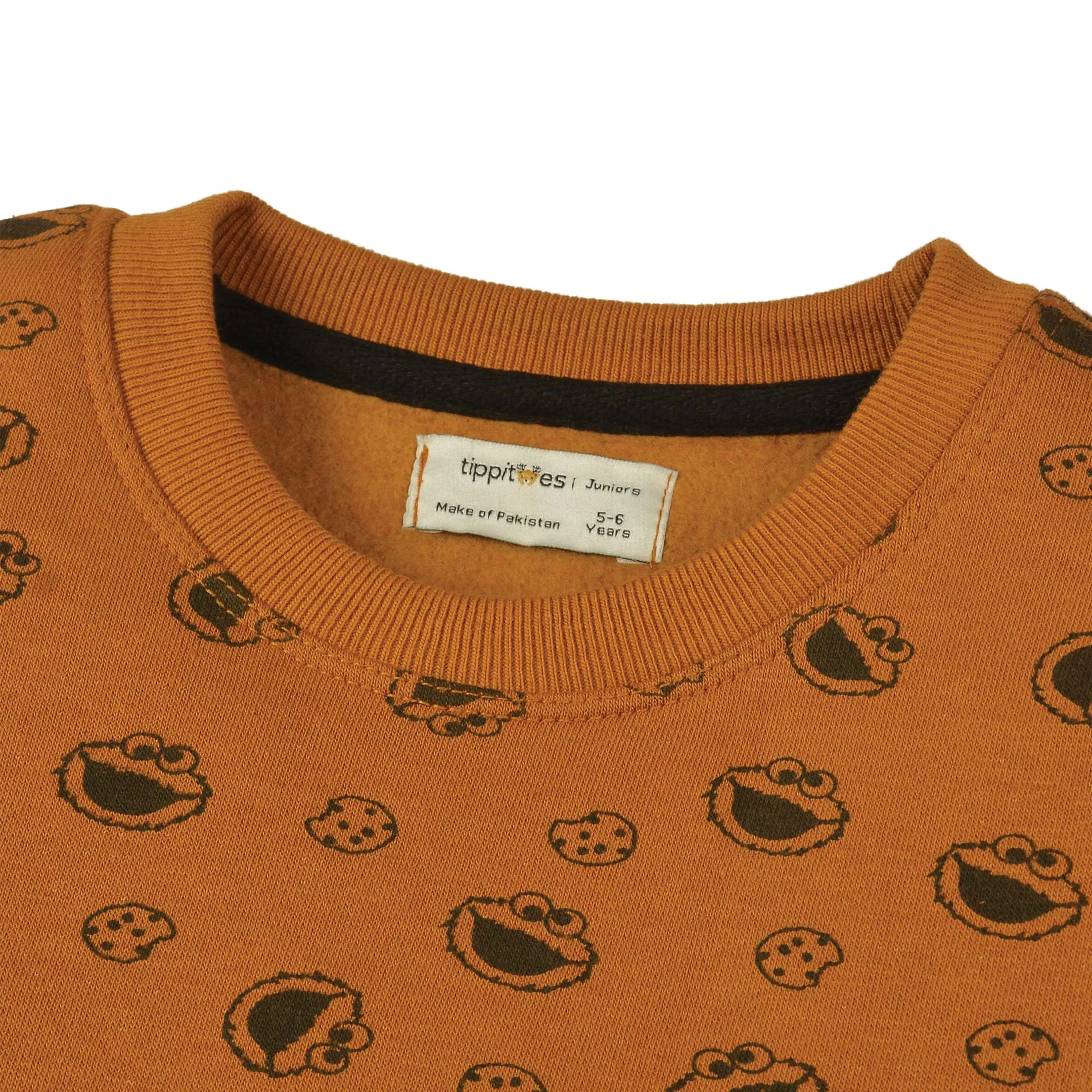 Cookie Monster Print Sweat