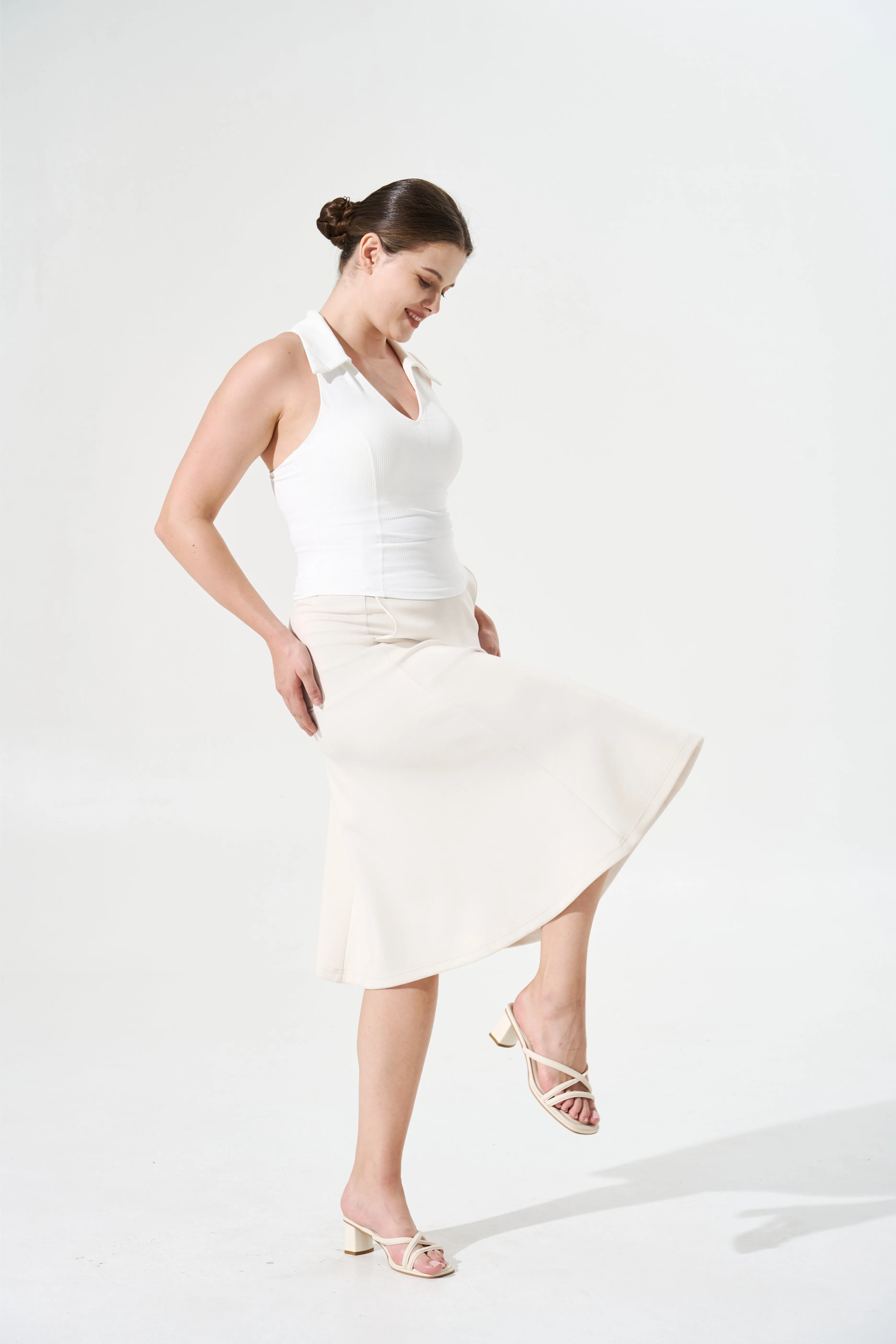 Cooling, Wrinkle-Free Charmed Skirt with Tummy Control