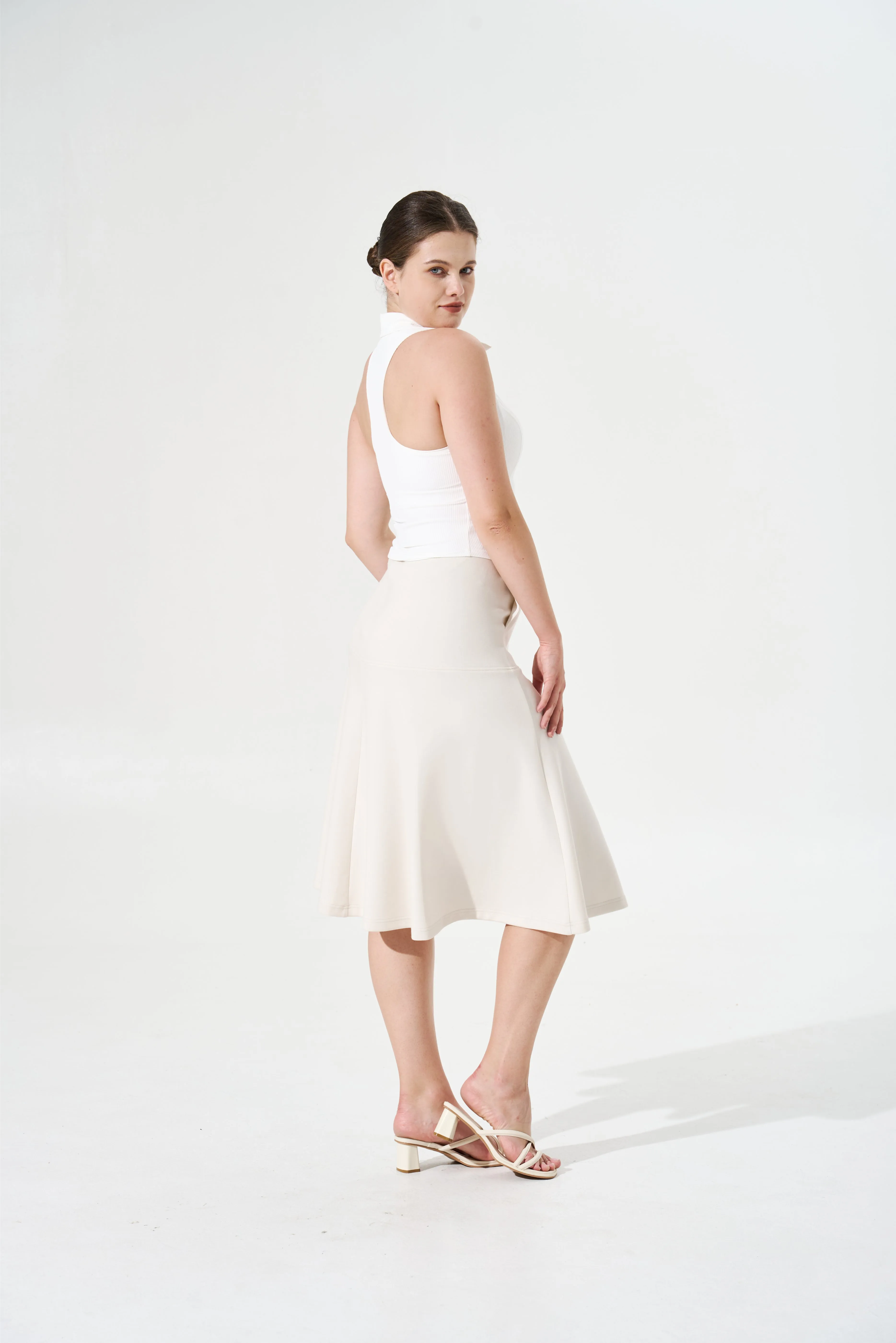 Cooling, Wrinkle-Free Charmed Skirt with Tummy Control