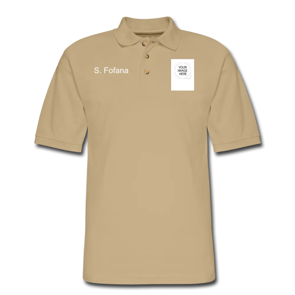 Customize Men's Pique Polo Shirt