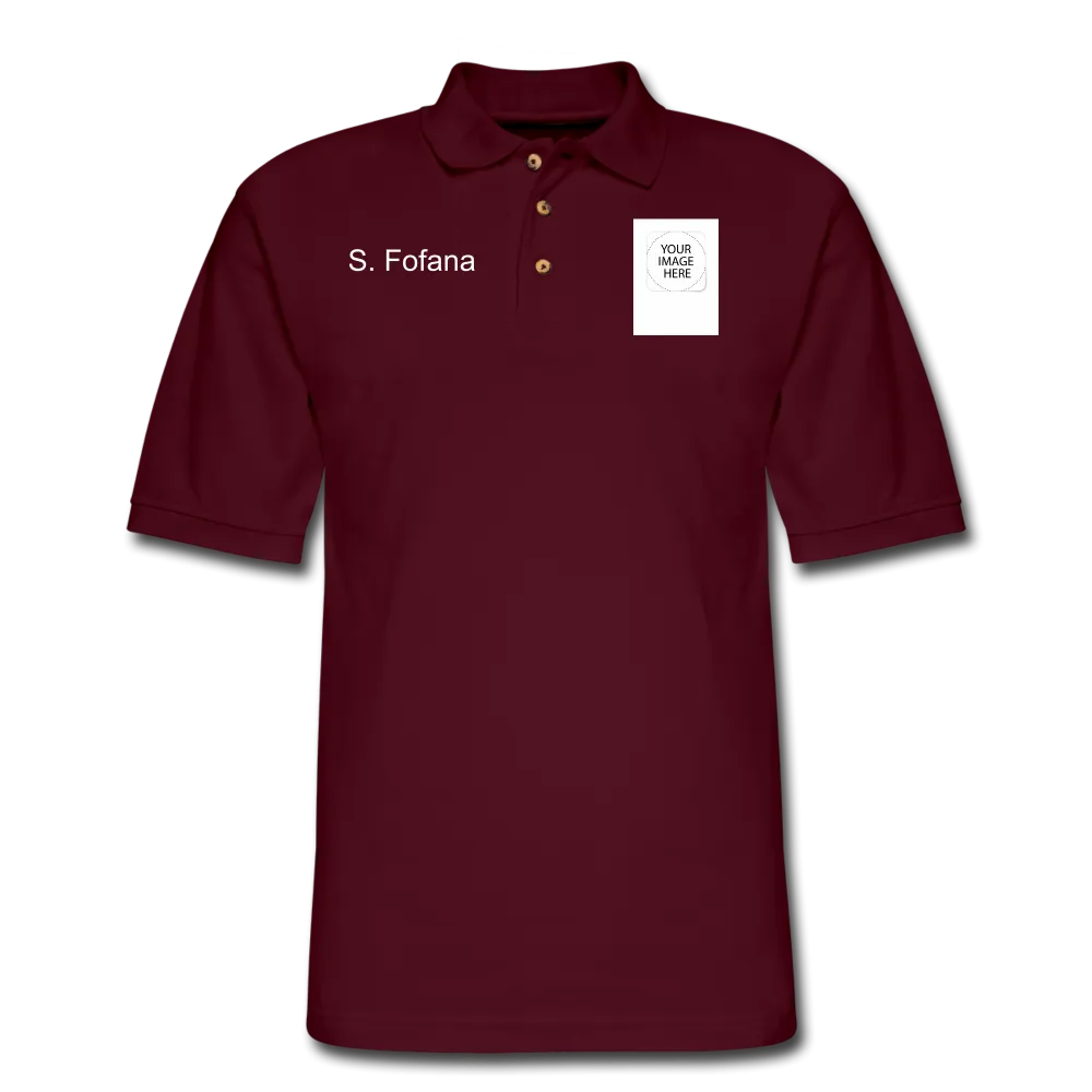 Customize Men's Pique Polo Shirt