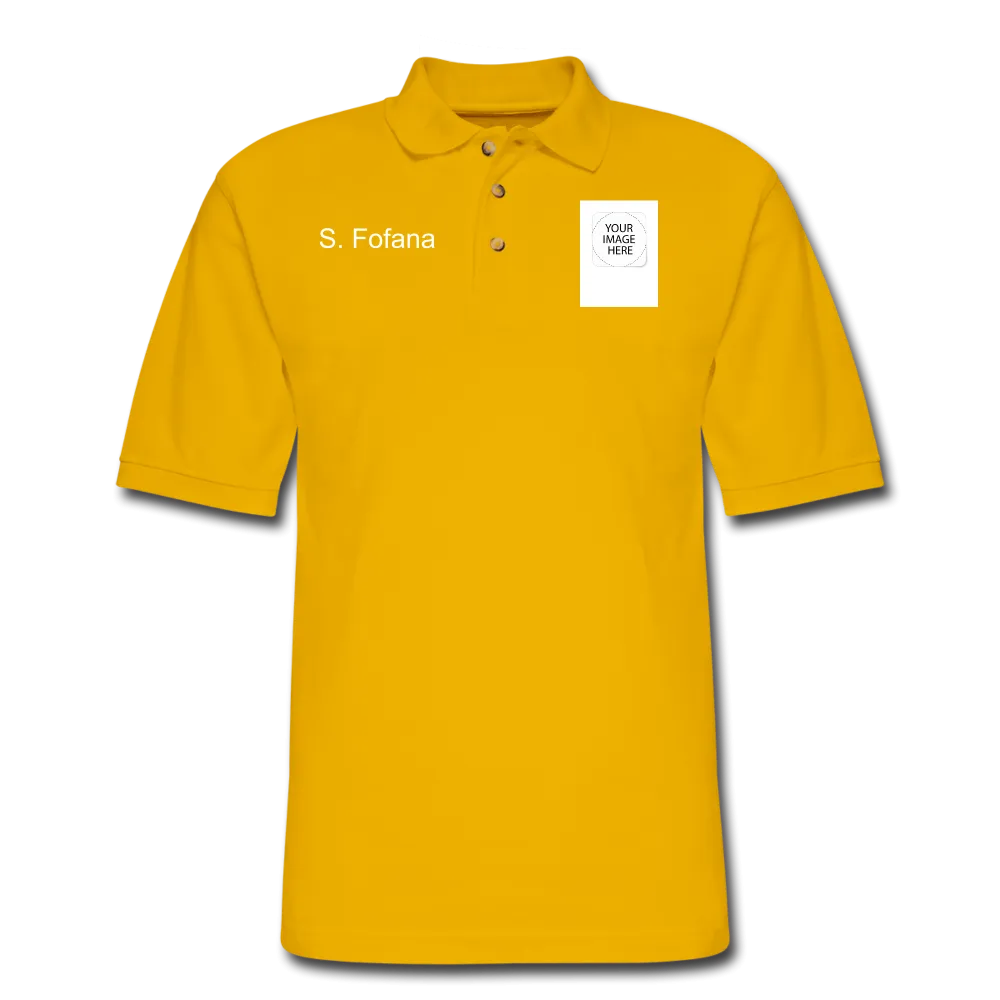 Customize Men's Pique Polo Shirt