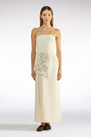 DANA LONG DRESS - POP CORN