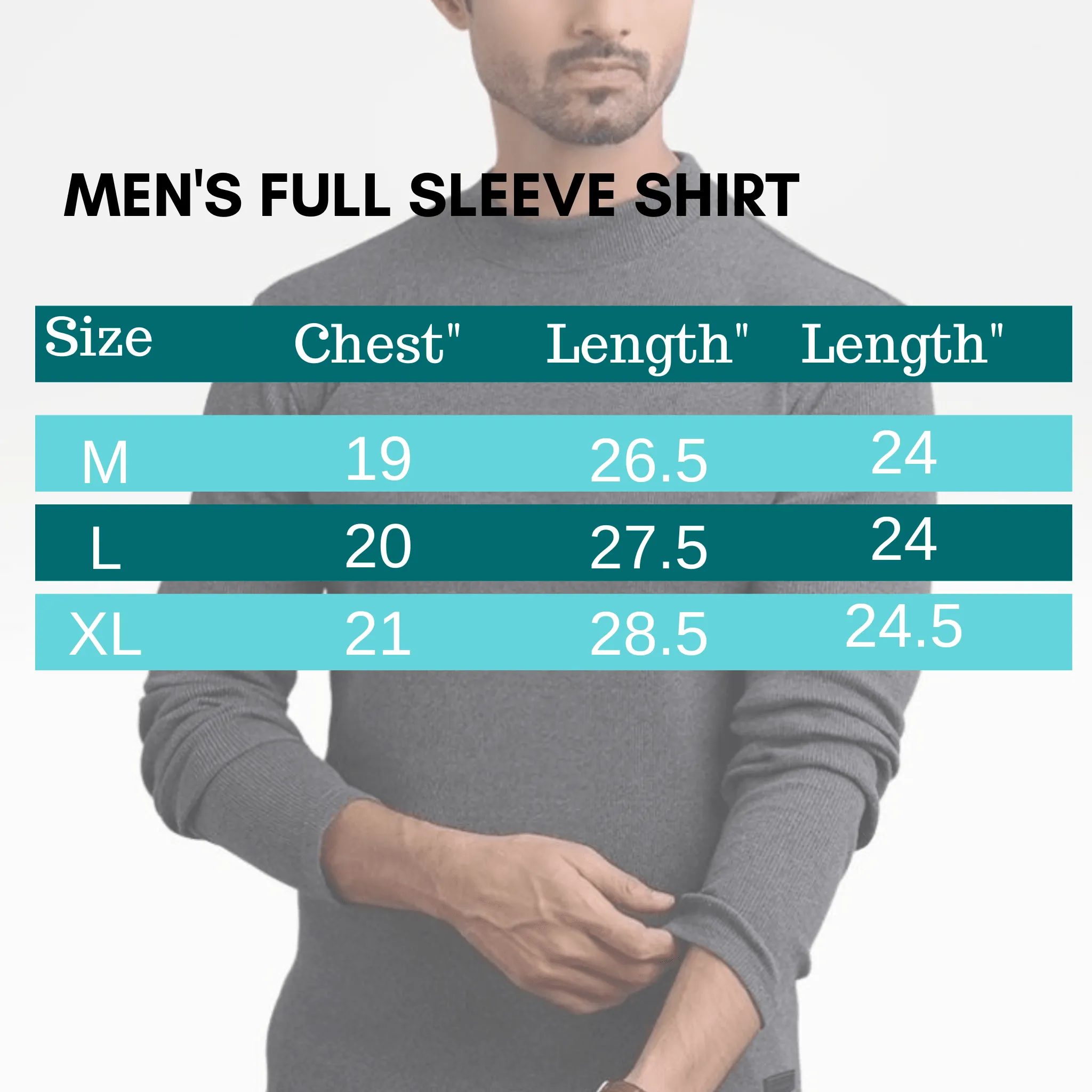 Dark Grey Mock Neck Sweatshirt for Men