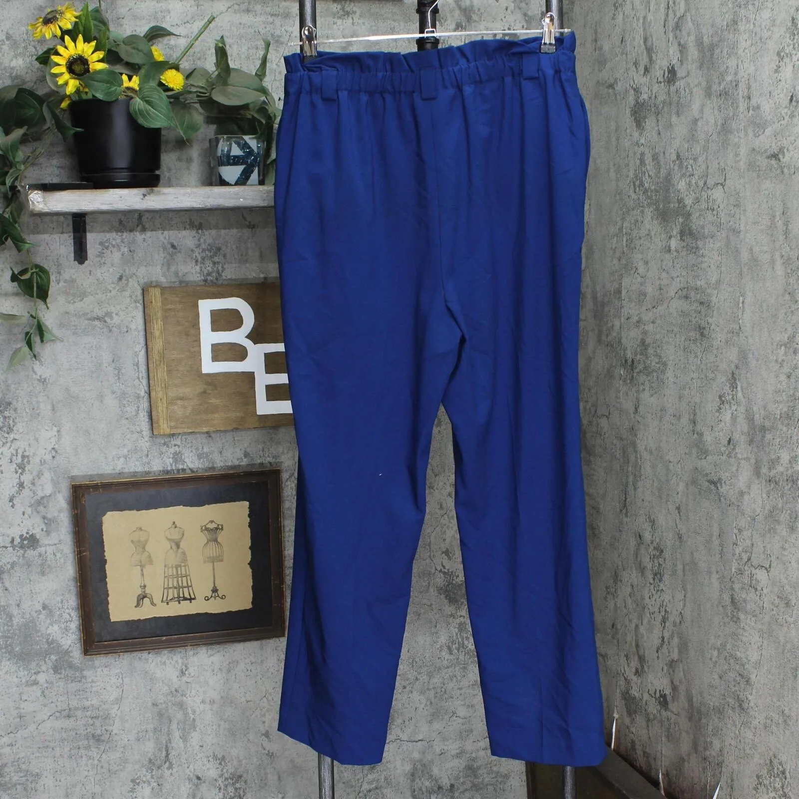 DKNY Women's High-Rise Paperbag-Waist Ankle Pants UE2P7566