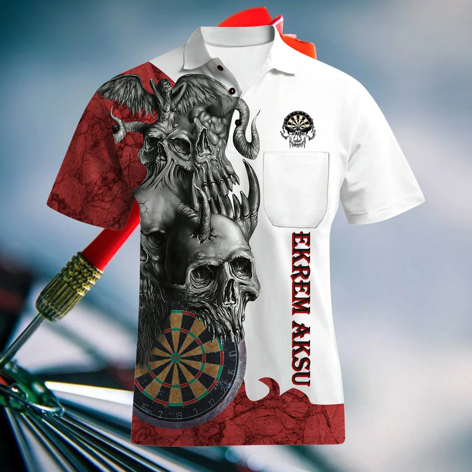Ekrem Aksu 3D Polo Shirt With Pocket Tad 02