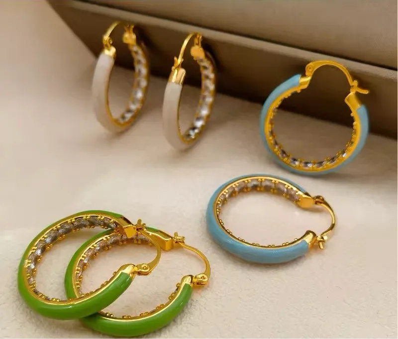 Elegant Minimalist Retro Temperament Hoop Earrings