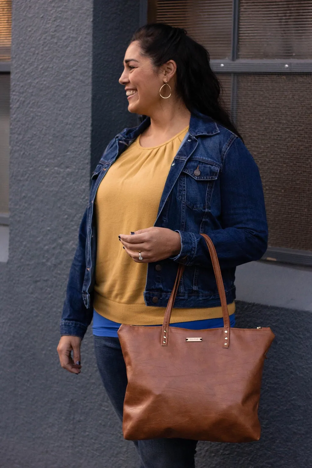 Executive Tote | Cognac