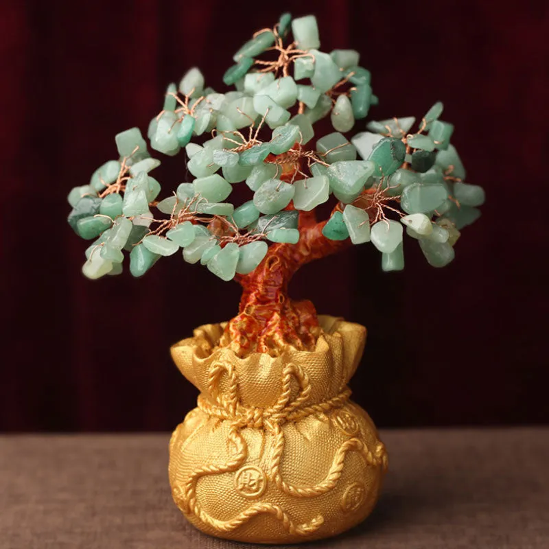 Feng Shui Auspicious Natural and Authentic Crystal Wealth Tree Decor