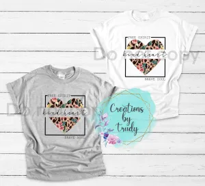 Free spirit kind heart brave soul- T SHIRT