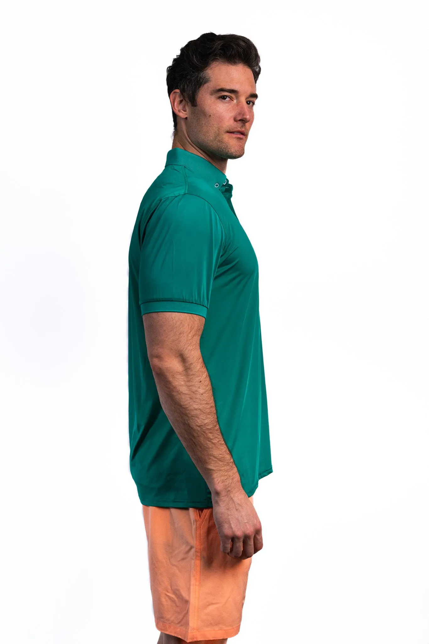 GREEN GOLF POLO