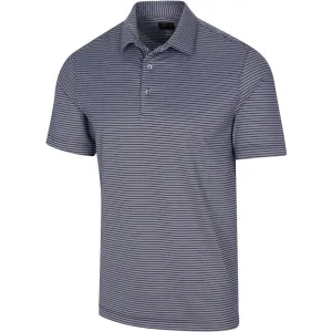 GREG NORMAN Freedom Micro Pique Classic Stripe Polo - Navy