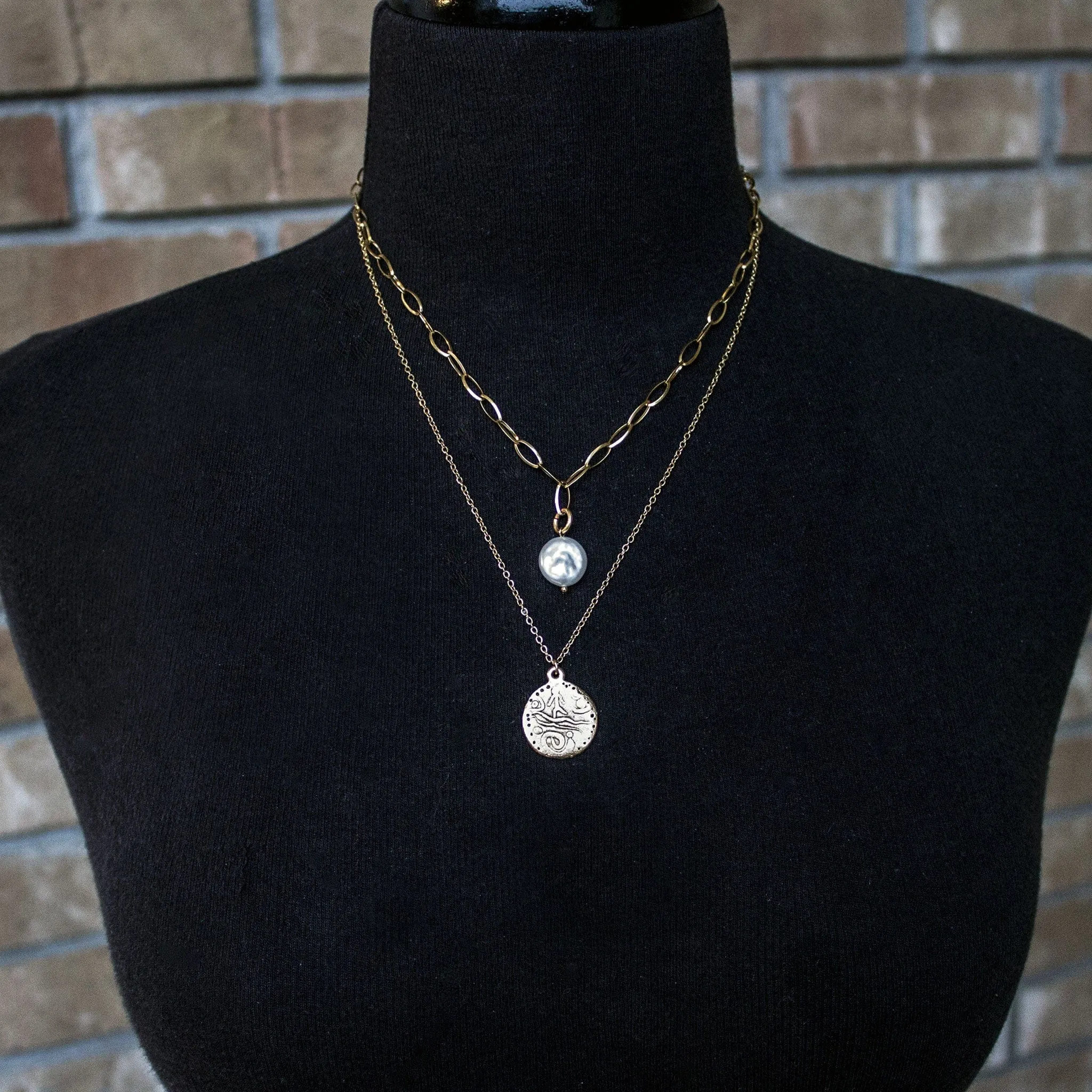 He'lie Pearl Pendant Necklace