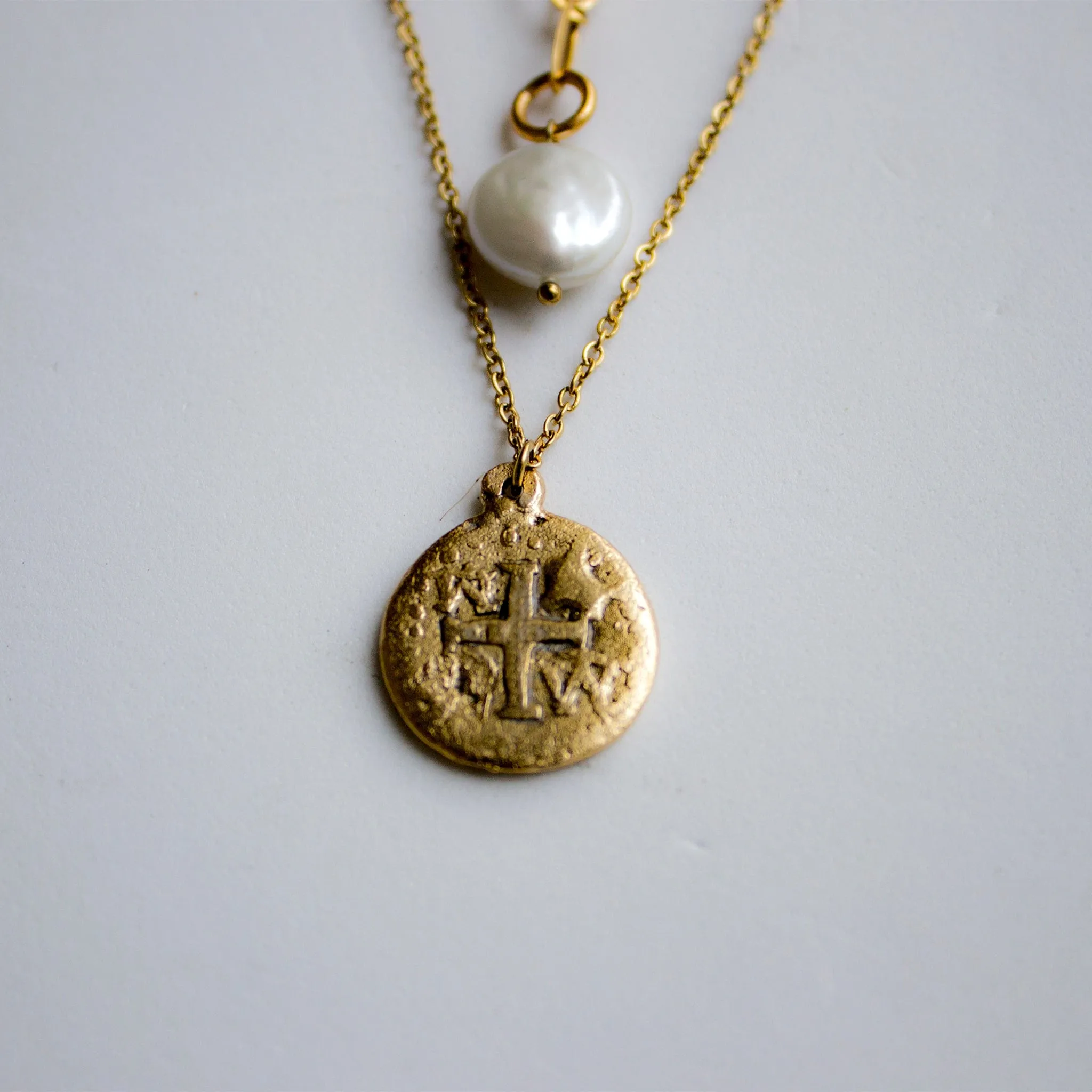 He'lie Pearl Pendant Necklace