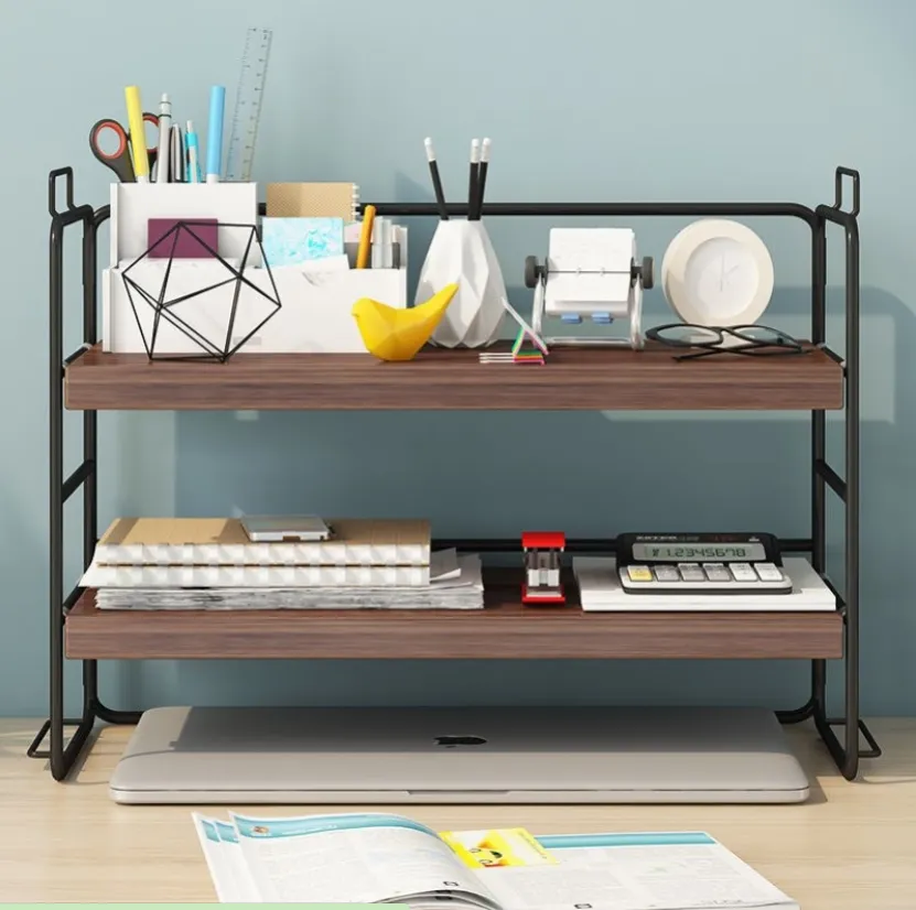 Homlly Adjustable Multi layer Book shelf